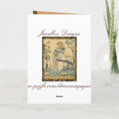 Geburtskarte des Mannes/der Frau Karte (Rückseite)