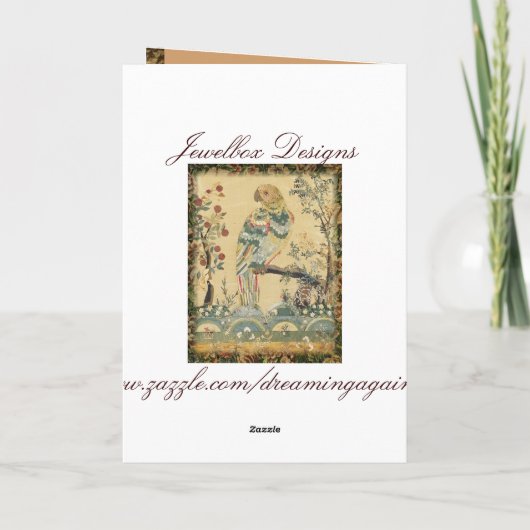 Geburtskarte des Mannes/der Frau Karte (Rückseite)