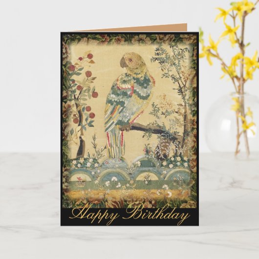 Geburtskarte des Mannes/der Frau Karte (Gelbe Blume)