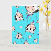 Geburtskarte des Phantastischen Cartoon Karte (Gelbe Blume)