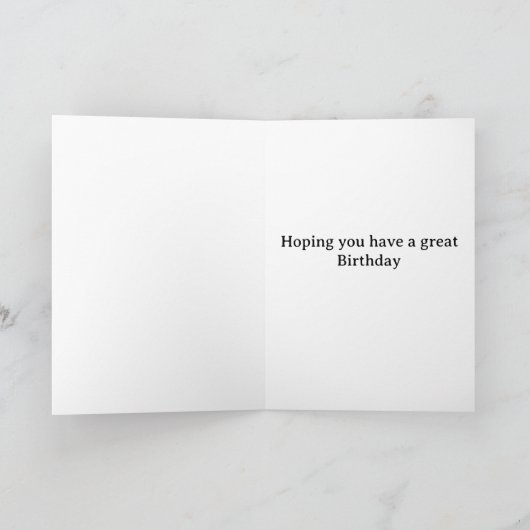 Geburtskarte des Schädels Karte (Innenseite)