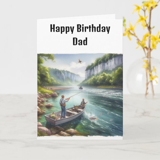 Geburtskarte des Vaters Karte (Gelbe Blume)