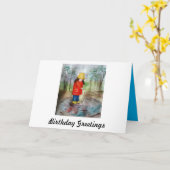 Geburtskarte des Wetters für Enten Karte (Gelbe Blume)