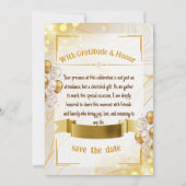 Geburtskarte Einladung (Rückseite)