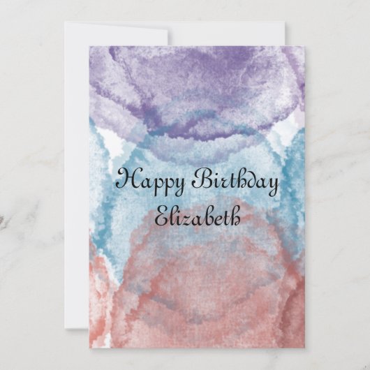 Geburtskarte Einladung (Vorderseite)