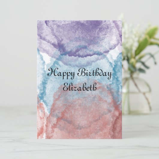 Geburtskarte Einladung (Stehend Vorderseite)