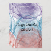 Geburtskarte Einladung (Vorne/Hinten)