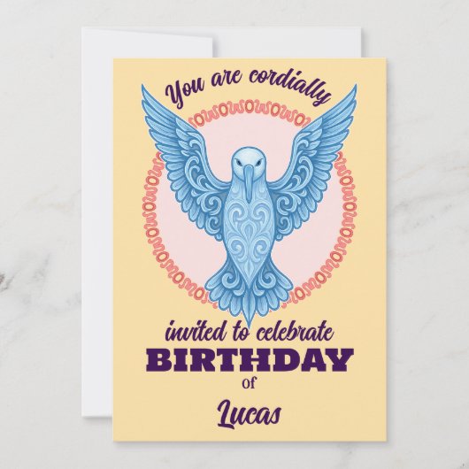 Geburtskarte Einladung (Vorderseite)