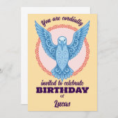 Geburtskarte Einladung (Vorne/Hinten)