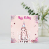 Geburtskarte Einladung (Stehend Vorderseite)