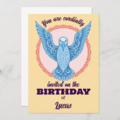 Geburtskarte Einladung (Vorne/Hinten)