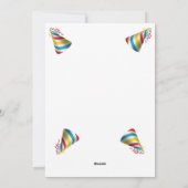 Geburtskarte Feiertagskarte (Rückseite)