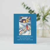Geburtskarte Feiertagspostkarte (Stehend Vorderseite)