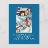 Geburtskarte Feiertagspostkarte (Vorderseite)