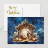 Geburtskarte Feiertagspostkarte (Vorne/Hinten)