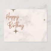 Geburtskarte Feiertagspostkarte (Vorderseite)