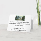 Geburtskarte - Felixstowe, Suffolk Karte (Rückseite)