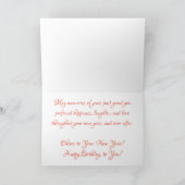 Geburtskarte "Flagstaff Farm" Karte (Innenseite)