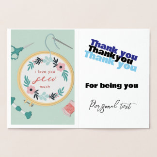 Geburtskarte Folienkarte