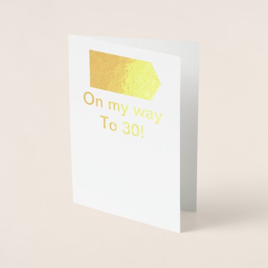 Geburtskarte Folienkarte (Vorderseite)