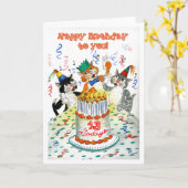 Geburtskarte für 13 Jahre Karte (Gelbe Blume)