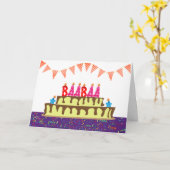 Geburtskarte für Baabaa Karte (Gelbe Blume)