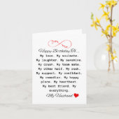 Geburtskarte für den Ehemann Karte (Gelbe Blume)