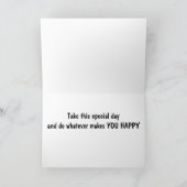 GEBURTSKARTE FÜR DIE KANOENTHUSIAST KARTE (Innenseite)