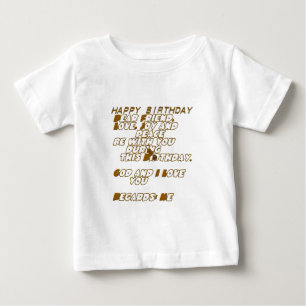 Geburtskarte für einen Christlichen Freund Baby T-shirt
