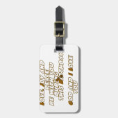 Geburtskarte für einen Christlichen Freund Gepäckanhänger (Vorderseite vertikal)