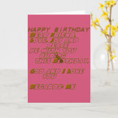 Geburtskarte für einen Christlichen Freund Karte (Gelbe Blume)