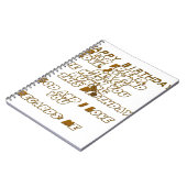 Geburtskarte für einen Christlichen Freund Notizblock (Linke Seite)