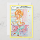 Geburtskarte für einen Freund.  Dankeskarte (Vorderseite)