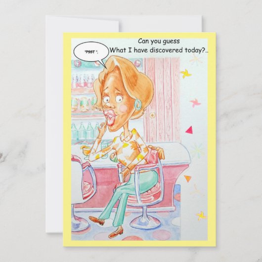 Geburtskarte für einen Freund.  Dankeskarte (Vorderseite)