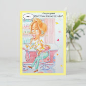 Geburtskarte für einen Freund.  Dankeskarte (Stehend Vorderseite)