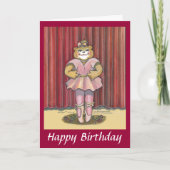 Geburtskarte für einen Tänzer Karte (Vorderseite)