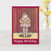 Geburtskarte für einen Tänzer Karte (Gelbe Blume)