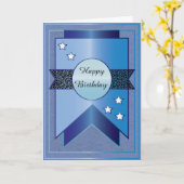 Geburtskarte für ihn karte (Gelbe Blume)