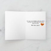 Geburtskarte für Kleinkinder Karte (Innenseite)