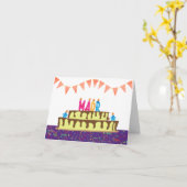 Geburtskarte für Madr Karte (Gelbe Blume)