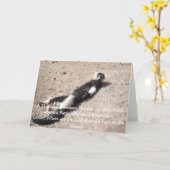 Geburtskarte für Männer. Karte (Gelbe Blume)