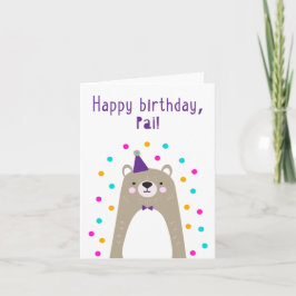 Geburtskarte für Pai Karte