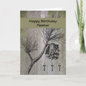 Geburtskarte für Pastor, religiös Karte (Vorderseite)