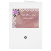 Geburtskarte für sie (Hinten)