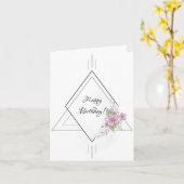 Geburtskarte für sie karte (Gelbe Blume)