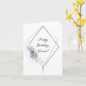 Geburtskarte für sie karte (Gelbe Blume)