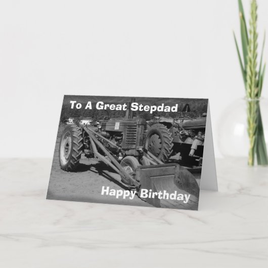 Geburtskarte für Stepdad Karte (Vorderseite)