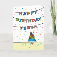 Geburtskarte für Yebba