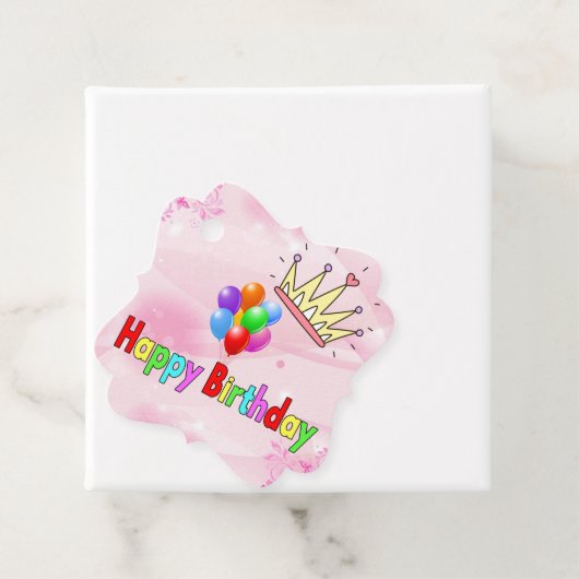 Geburtskarte Geschenkanhänger (Beispiel)