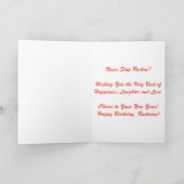 Geburtskarte "Graffiti Clef Note" Karte (Innenseite)